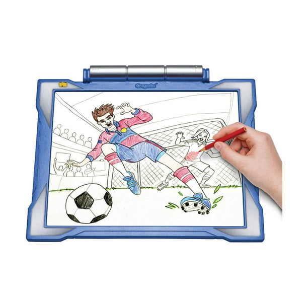 Light-Up Tracing Pad Blue, Coloring Board For Kids, Gift, Toys for Boys