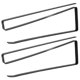 thumbnail image 1 of 2pcs Under Cabinet Shelf Roll Paper Holder No Drilling Towel Hanger Heavy Duty Iron Napkin Paper Holder, 1 of 3