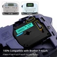 thumbnail image 2 of GREENCYCLE 4PK Compatible for Brother P-touch M Tape MK721 M-K721 M721 9mm 0.35" Black on Green for Brother PT-100 PT-M95 PT-90 PT-70 PT-65 PT-85 Label Maker Refills, 2 of 7