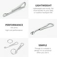 thumbnail image 3 of Key Rings Stainless Steel 4Pcs 1.5X7.4CM, 3 of 8