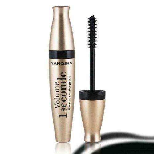 Máscara de pestañas de fibra 3D, Yanshi máscara de pestañas de larga duración a prueba de agua 10ml efectiva extensiones de pestañas maquillaje de mujer Yanshi Máscara de pestañas de fibra 3D