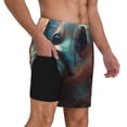 thumbnail image 2 of Daiia Cute Flower Chihuahua Puppy Mens Swim Trunks Swim Shorts Quick Dry Swim Shorts with Mesh Lining Pockets-XX-Large, 2 of 9