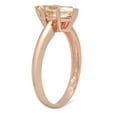 thumbnail image 2 of 1.5 ct Marquise Cut Natural Morganite Solitaire 18K Rose Gold Womens Engagement Ring, 2 of 6