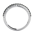 thumbnail image 4 of AoneJewelry Balck Diamond White Gold 0.50 Carat Engagement Wedding Band For Womens In 14K, 4 of 5