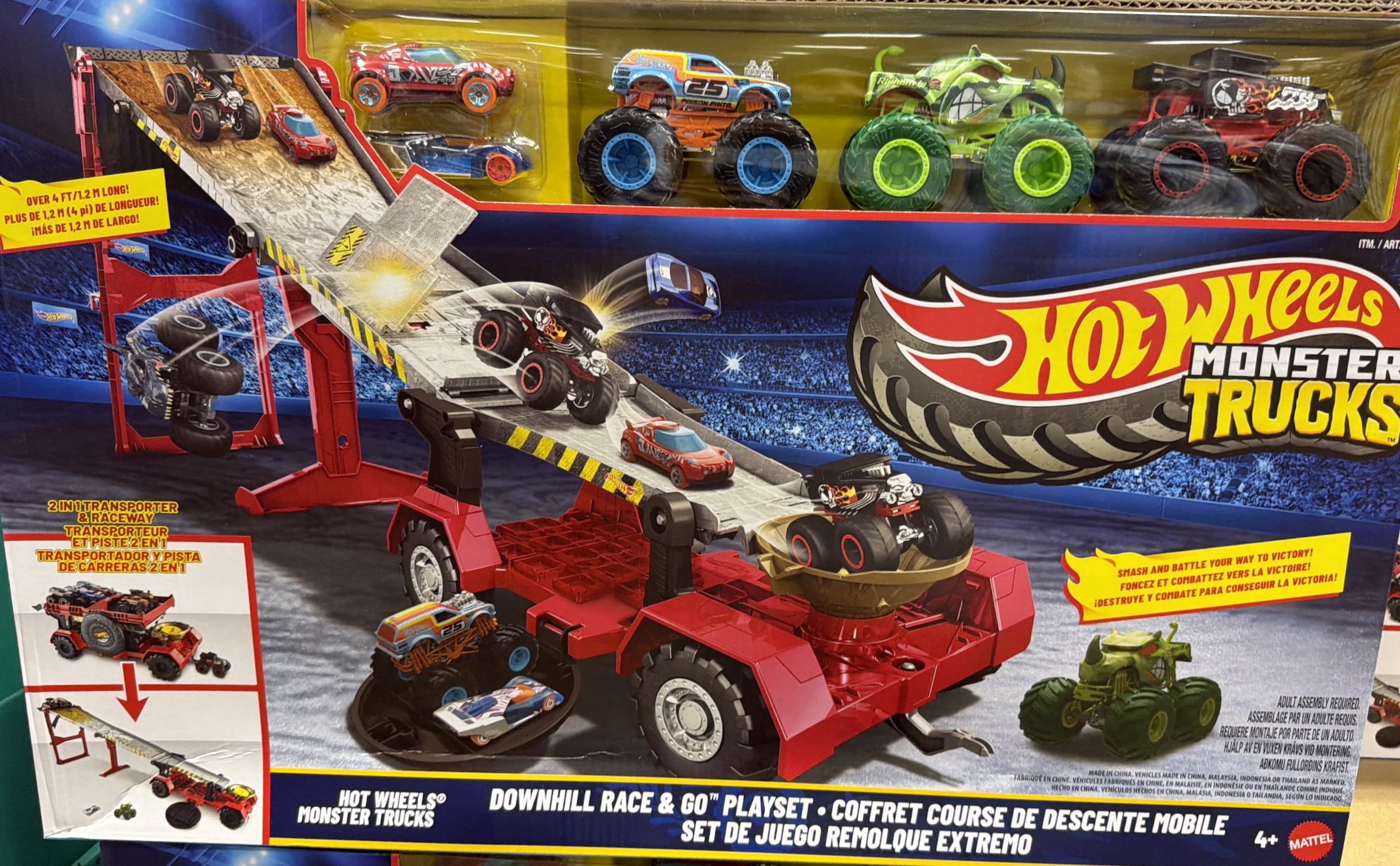 Mattel Brick Shop Hot Wheels Cadillac GTP & Corvette Bundle