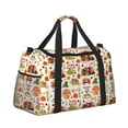 thumbnail image 2 of Honeii Fall Farm Pumpkin Print Gym Bag,Carry on Weekender Overnight Bag, Travel Duffel Bags, Personal Item Travel Bag,Tote Bag,Workout Dance Bag, 2 of 7