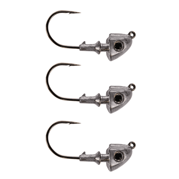 Buckeye Lures 1/2 oz unpainted, G-Man swimbait head (3 pack)