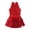 Burgundy, variant on iiniim Kids Girls Jazz Modern Dancewear Shiny Sequin Sleeveless Open Back Ruffle Dress
