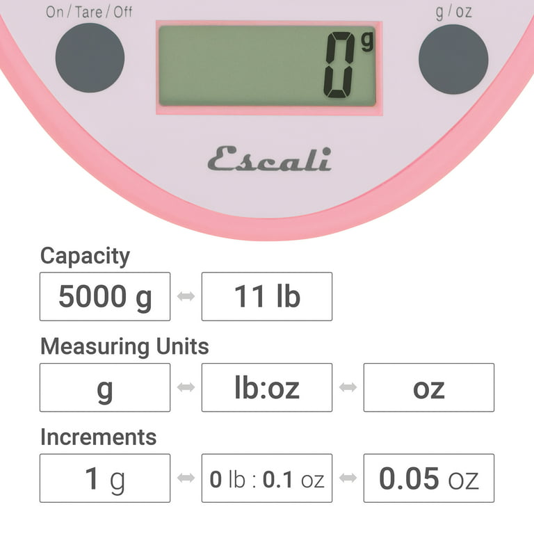 Escali Arti Digital Scale - Poppin' Pink