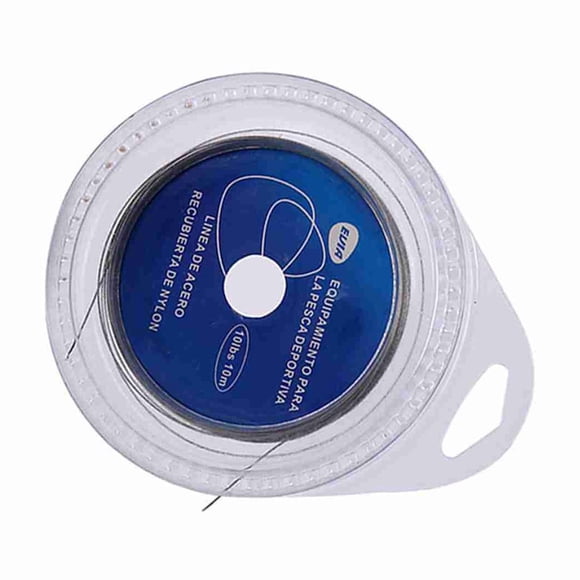 Fishing Wire, 10m 7 Strands Braided Leader Sea Fish Wire Fishing Steel Wire Wire Covered with Plastic for Big Mouth Fish