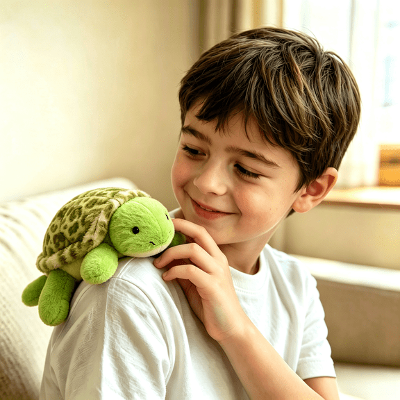 Magnetic Shoulder Turtle Plush Toy, Mini Turtle Stuffed Animal with Magnet, Soft Turtle Plush for K*ids & Adults, Cute Animal Plush Gift