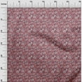 thumbnail image 3 of oneOone Cotton Cambric Dark Rose Brown Fabric Floral Ditsy Sewing Fabric By The Yard Printed Diy Clothing Sewing Supplies 42 Inch Wide, 3 of 4
