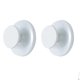 thumbnail image 1 of Ganchos de succión CHAO paquete de 2 ganchos de ventosa al vacío colgador de baño resistente, 1 of 5