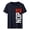 Navy, variant on Women's Nop Kings Sign Vertical T-Shirt, Casual Crew Neck Printed Tee, Navy, XL