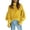 Yellow, variant on Vedolay Fall Sweaters for Women Sweaters V Neck Long Sleeve Color Block Striped Casual Knit Pullover Tops,White M