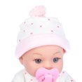 thumbnail image 3 of Muñeca Realista Muñeca Muñeca realista en blanco de 12 pulgadas con chupete (estrella rosa) Likrtyny libre de BPA, 3 of 7