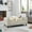 Beige + Foam + 1 Seat+1, variant on YANGXUN Beige Modern Rectangular Pet Sofa with Backrest & Armrests Soft Foam Comfort Dog Couch for Small and Medium Dogs Single Box Packaging