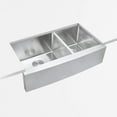 thumbnail image 4 of Zuhne Deep Double Basin Farmhouse Sink with 33 Inch Curved Apron Front, 4 of 9
