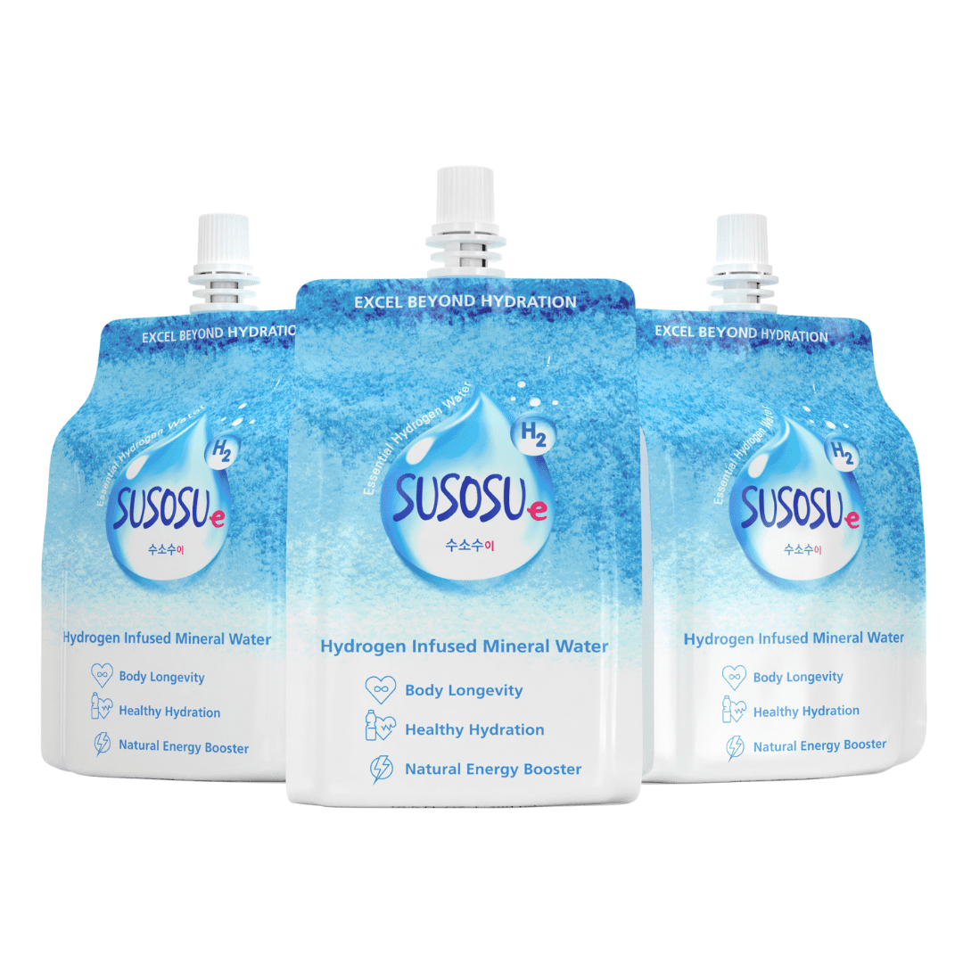 Susosu Water Hydrogen Infused Mineral Water 10.5 fl oz (Case of 10