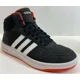 thumbnail image 3 of Ad-id-as Hoops 2.0 Shoes Mens 6 Black White Triple Stripe Lace Up, 3 of 6