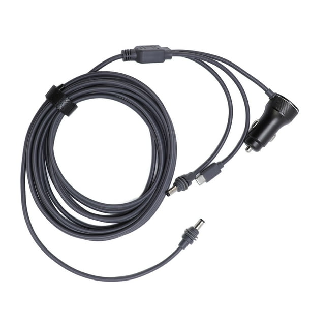 Cable De Alimentación Satelital, Pantalla Digital Plug And Play Cable De Alimentación Satelital Flexible 3 Metros 10 Pies 12-24 V Para Mini Para Automóviles, Camiones, Autobuses