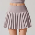 thumbnail image 2 of Purple Tennis Skirt for Women A Line Womens Skorts with Shorts Womens Golf L, 2 of 8