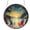 A002Clear (Window Decoration B), variant on Acrylic Puzzle Hanging Ornament, Beach Sunset Palm Tree Design, Single Pack, Window Wall Home Decor for Holiday Party Decoration