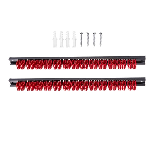 Convenient Repair Tool Display Shelf Practical Screwdriver Wrench Display Organizer Rail Rack for Garage Workshops