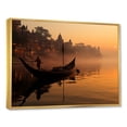 thumbnail image 2 of Designart "Varanasi'S Sacred Reverence In Hinduism" Hinduism Floater Framed Wall Art Prints, 2 of 5