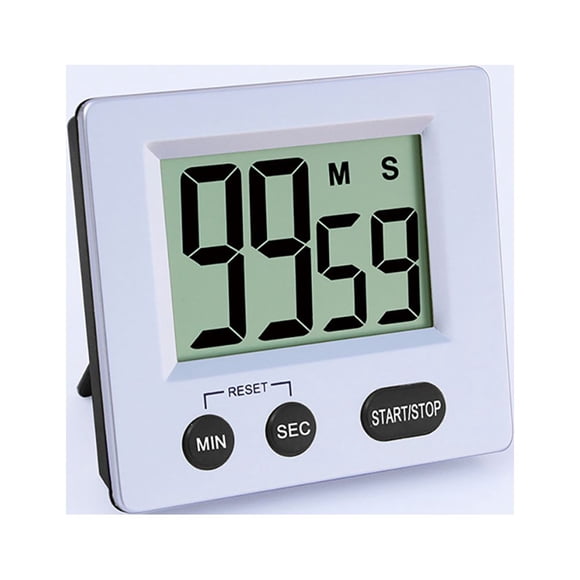 Minkissy Kitchen Countdown Clock Metal Alarm with Snooze for Kids 1Pack