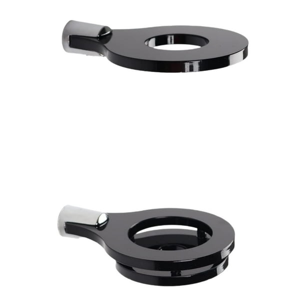 Soporte de pared para luz, compatible con la mayoría de las empuñaduras, estante de almacenamiento y exhibición. negro