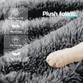 thumbnail image 4 of HUTWIFE Home L-Shaped Plush Boneless Cloud and Comfy Fluffy Sectional Sofas with 1 Ottoman, Dark Grey, 4 of 10