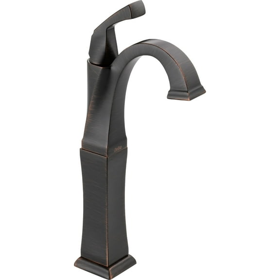Delta Dryden Single Handle Vessel Bathroom Faucet, Venetian Bronze