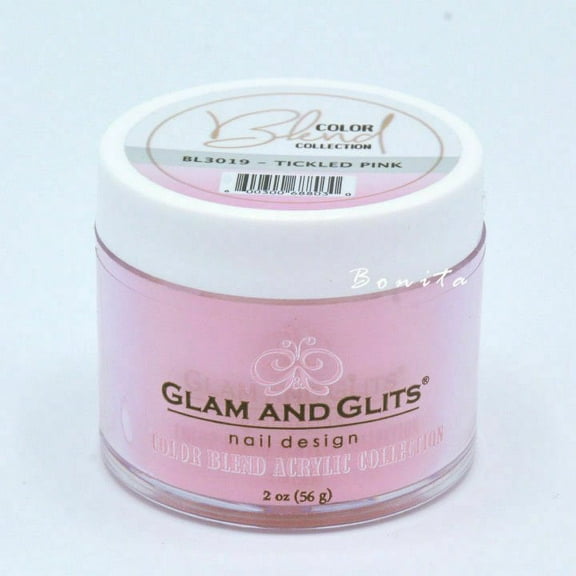 Glam And Glits Acrylic Powder Color Blend Collection BL3019 Tickled Pink 2 oz