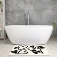 thumbnail image 5 of NOMADIC NOOK 2 Pcs Cute Heart Pattern Bath Mats, Ultra Soft Absorbent Non-Slip Bathroom Rugs Beige-1/Beige-2 16" x 24", 5 of 6