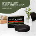 thumbnail image 6 of Madina African Black Soap, Cocoa Butter & Vitamin E, Moisturizing & Skin-Restoring Soap for Marks & Blemishes, Face & Body Care, (6 Pack, 3.5 oz Each), 6 of 8