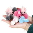 thumbnail image 2 of 5 Pcs Rabbit Doll Comfortable Touch High Simulation Plush Lovely Easter Bunny Toy Craft for Home, 2 of 7