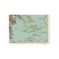 thumbnail image 4 of Historic Map - Greece - Rand McNally 1897 - 33 x 23 - Vintage Wall Art, 4 of 5