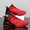 Red, variant on Men's Fashion Color Block High-Top Basketball Shoes, Durable Lace-Up Sneakers Suitable for Men's Outdoor Activities,Comfortable, Slip-Resistant