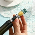 thumbnail image 2 of Shoreew Wine Bottle Stopper Pineapple Design Vacuum Sealed Twist Cap Reusable Champagne Stopper Red Wine Cork for Bar Tools Wine Gifts, 2 of 6