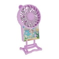 thumbnail image 3 of Ventilador de mano Mini ventilador Personal silencioso multiángulo 3 velocidades ajustables ventilador de escritorio plegable portátil para el hogar Rosa, 3 of 9