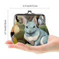 thumbnail image 2 of Animal Stylish Coin Purse with 0.7 Microfiber & Zinc Alloy Jaws, 4.3x4.7 in/11x12 cm Size, Multifunctional Organizer for Women, Girls, and Teens, 2 of 7