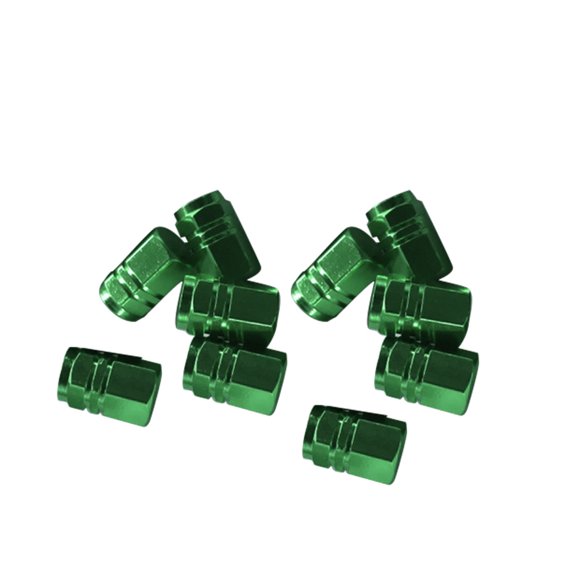 Eigraketly 10 Uds. De tapas de válvula de neumático, accesorios coloridos para rueda de coche, componente de neumático, cubiertas de polvo para Type3 NO3 Eigraketly TO008289-07B