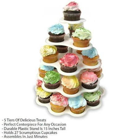 Cupcake Stand 5 Tier Holds 27 Cupcakes Walmart Canada