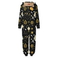 thumbnail image 5 of Odeerbi Christmas Onesie Pajamas for Family Holiday Sleep Jumpsuit Long Sleeve Family Christmas Pajamas Matching Sets Mom Printed Loungewear Jumpsuit Sleepwear Xmas PJs Set Red, 5 of 7