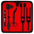thumbnail image 1 of Kit de diagnóstico DEXSUR Percussion Taylor Reflex Hammer, diapasones C 128 y C 512, tijeras y lápiz indicador de pupila, juego de 6 piezas, 1 of 7