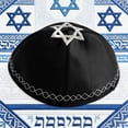 thumbnail image 2 of AJGRHE Classic Beret Hat Soft Slouchy French Style Cap Brimless Design Daily Wear Round Bohemian Outfit All Season Black One Size, 2 of 3