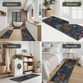 thumbnail image 5 of Pioneer Flower Floral Print Pattern Kitchen Rugs Sets Of 3,Kitchen Runner Rugs Non Skid Washable,Decorative Kitchen Floor Mats for Kitchen,Sink,Laundry,17"x30"+ 17"x47" + 17"x59", 5 of 6