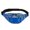 Blue, variant on Waist Bag Men And Women Shiny PU Waist Bag Functional Color Shoulder Body Bag