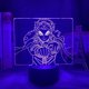 thumbnail image 2 of Anime Demon Slayer Kyoujurou Rengoku Lámpara Cool 3d Illusion Night Lamp Home Room Decor Acrílico Led Light Lámparas de regalo de Navidad (16 colores con control remoto) Feliz Sencillez, 2 of 4